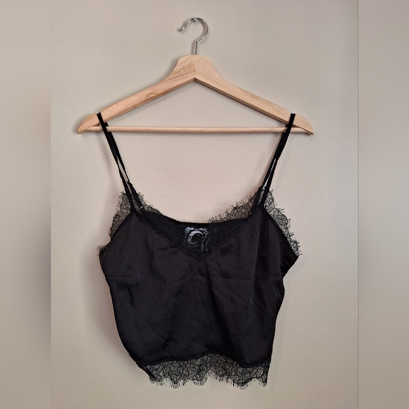 Kilkstar Black Lace of Spades Satin Set Size Small - Picture 2 of 6